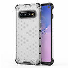 Lux-Case Bofink Honeycomb Galaxy S10 case White Vit