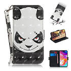 Lux-Case Galaxy A70 décor pattern leather case Panda Pattern Flerfärgad