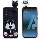 Lux-Case Galaxy A40 3D Animal Doll pattern case Dog Flerfärgad