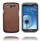 Lux-Case Alu Back Ver. II (Ruskea) Galaxy S3 Skal Brun