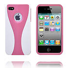 Lux-Case iCurve Snap-On (Rosa) iPhone 4S Skal Rosa