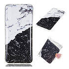 Lux-Case Galaxy A70 marble pattern gel case Style O Svart