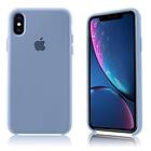 Lux-Case iPhone XS silky solid silicone case Baby Blue Blå