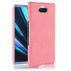 Lux-Case Xperia 10 Plus crocodile case Pink Rosa