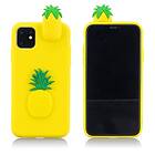 Lux-Case Cute 3D iPhone 11 Pro Max skal Ananas Gul