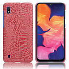 Lux-Case Croco Galaxy A10 skal Rosa