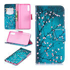 Lux-Case Galaxy A50 pattern leather case Tree with Flowers Flerfärgad