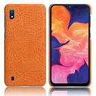 Lux-Case Croco Galaxy A10 skal Orange