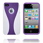 Lux-Case iCurve Snap-On (Lila) iPhone 4S Skal Lila