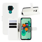 Lux-Case Classic Mate 30 Lite flip fodral Vit