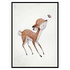 Gallerix Poster Watercolor Deer 3153-21x30G