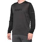 100% MTB WEAR RIDECAMP Long Sleeve Jersey M T-tröja, Vuxna Unisex, Svart/Charcoal (Multicolor)