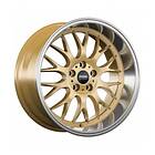 Ocean Wheels Wheels Super DTM gold polish lip 8,5x18 5/108,00 ET6 B65.1