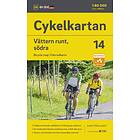 Cykelkartan Blad 14 Vättern runt, södra delen 2023-2025