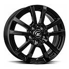 Brock RC25T Shiny Black 6.5x16 5/118.00 ET60 B71.1