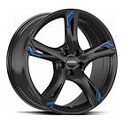 Ronal R62 Blue JET BLACK 7,5x17 5/108,00 ET45 B76,0