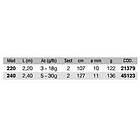 Kali Kunnan Scritta Spinning Rod Silver 1,75 m / 2-12g