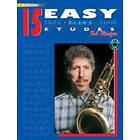 15 easy jazz blues funk etudes, eb instruments: E-Flat Instrument, Book & Online Audio