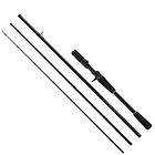 Molix Fioretto Essence Travel Baitcasting Rod Svart 2,13 m / 10-42g