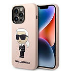 Karl Lagerfeld iPhone 14 Pro Max Magsafe Ikonik KLHMP14XSNIKBCP