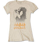 Janis Joplin: Ladies T-Shirt/Working The Mic