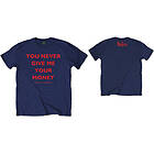 The Beatles: Unisex T-Shirt/You Never Give Me Your Money (Back Print)