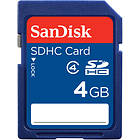 SanDisk SDHC Class 4 4GB