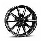 Borbet LX18 black matt silver spoke rim 8,0x18 5/112,00 ET44 B57.1