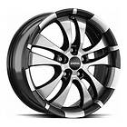 Ronal R59 JET BLACK FRONT CUT 7.0x16 4/108.00 ET25 B65.0