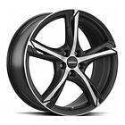 Ronal R62 JET BLACK MATT FRONT CUT 8,0x19 5/108,00 ET55 B63.4