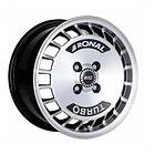 Ronal R10 TURBO BLACK FRONT CUT 7.0x15 4/98.00 ET37 B68.0
