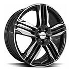 Ronal R58 BLACK FRONT CUT 10,0x22 5/112,00 ET50 B66.6
