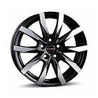 Borbet CW5 black polished matt 7.5x18 5/120.00 ET43 B65.1