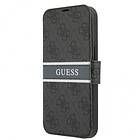 Guess iPhone 13 Mini Fodral Printed Stripe Grå