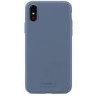 Holdit iPhone X/Xs Skal Silikon Pacific Blue