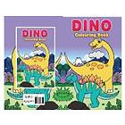 Carioca Malebog Målarbok Dino Colouring Book 16 Sider A4