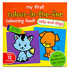 Baby First My Colour Book Cats & Dogs Colour in The Line Book från 12 månader.