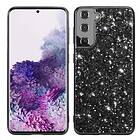 MTP Products Glitter Series Galaxy S23 5G Hybrid Skal Svart