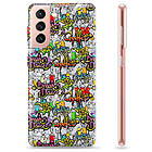 MTP Products Galaxy S21 5G TPU-Skal Graffiti