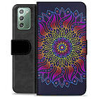 MTP Products Galaxy Note20 Premium Plånboksfodral Färgrik Mandala