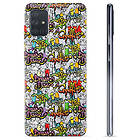 MTP Products Galaxy A71 TPU-Skal Graffiti