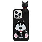 MTP ducts 3D-figur Serie iPhone 14 TPU-skal Hund