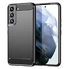 MTP Products Galaxy S23 5G Borstat TPU-skal Kolfiber Svart