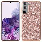 MTP Products Glitter Series Galaxy S23 5G Hybrid Skal Roséguld