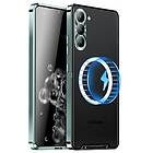 MTP Products Elektropläterad Magnetisk Galaxy S23 5G Hybridskal Grön