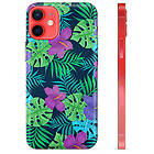 MTP Products iPhone 12 mini TPU-Skal Tropiska Blommor
