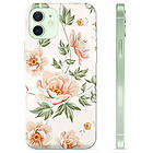 MTP Products iPhone 12 TPU-Skal Blommig