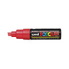 Posca PC-8K Fluorescent Red 740 (8 mm broad tip / chisel)