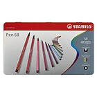 Stabilo Pen 68 metallask 50st