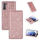 Glitter Smart FlipCase Samsung Galaxy S22 Plus Rosè